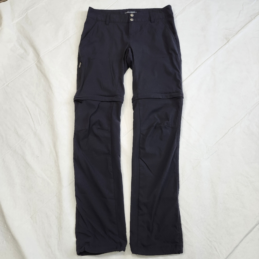 Columbia Size 4 Omnishield Black Convertible Pants - Picture 5 of 9